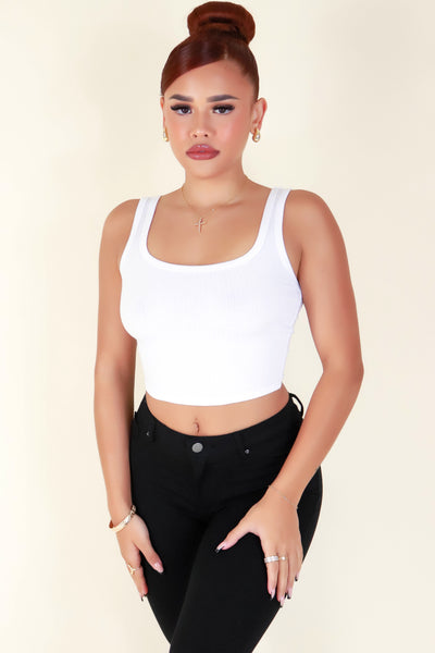 Jeans Warehouse Hawaii - TANK/TUBE SOLID BASIC - NEVER GET OVER YOU CROP TOP | By CRESCITA APPAREL/SHINE I