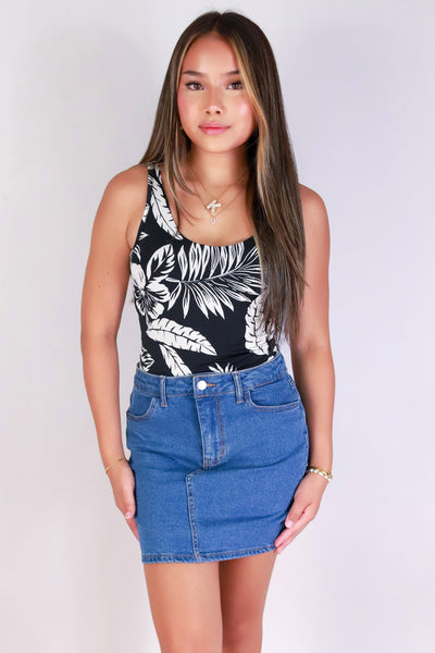Jeans Warehouse Hawaii - DENIM SHORT SKIRT - DAYDREAM DENIM SKIRT | By GREAT SMOKY