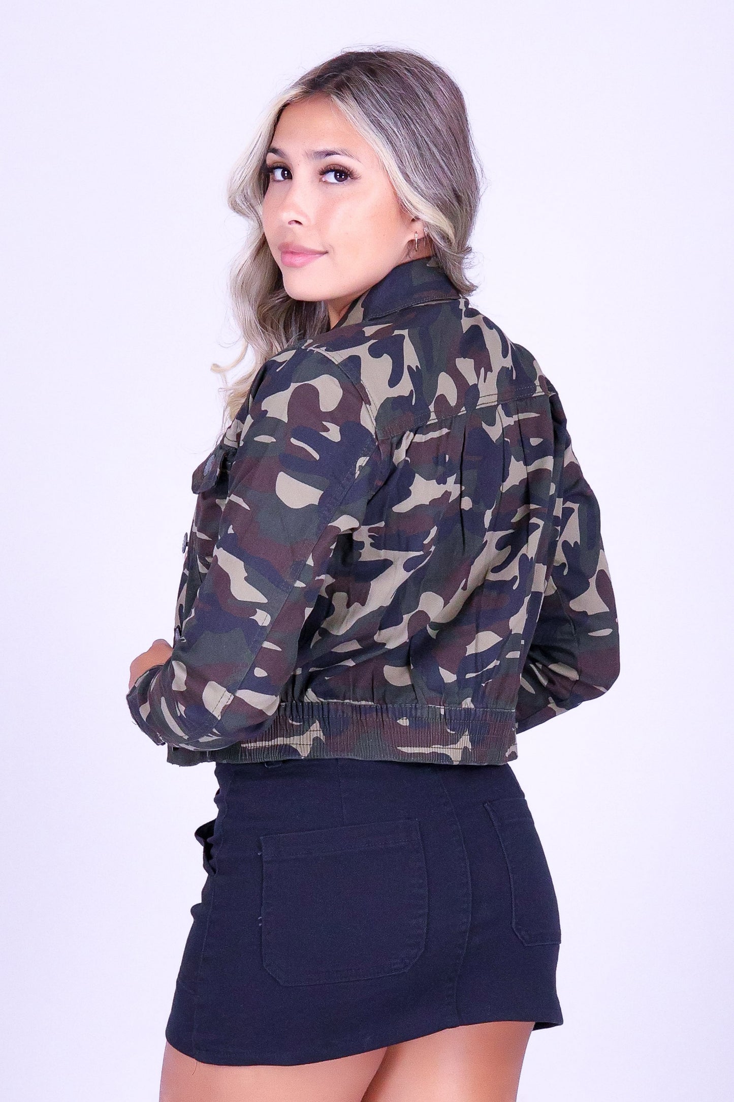WILDERNESS MUSE CAMO DENIM JACKET