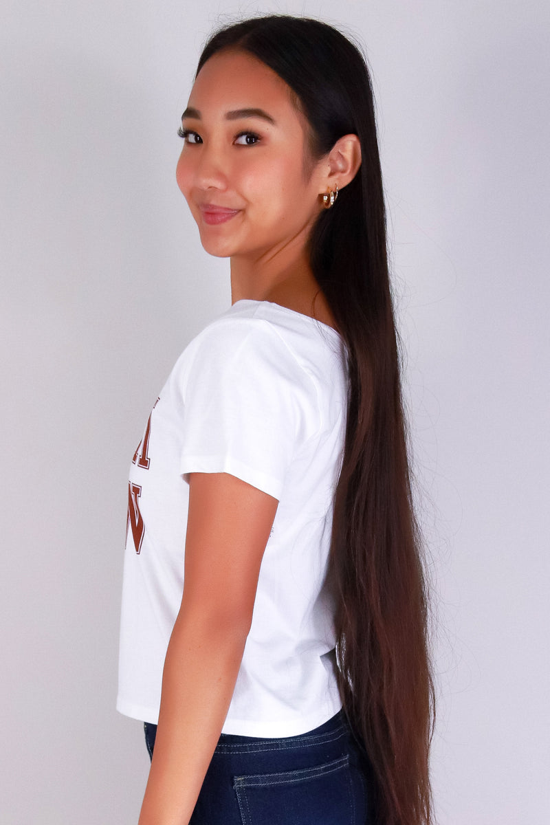 Jeans Warehouse Hawaii - S/S SCREEN - HAWAII GROWN OFF SHOULDER TOP | By ORGANIC GENERATION
