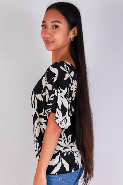 Jeans Warehouse Hawaii - SS PRINT - SLIP INTO THIS DOLMAN TOP | By PAPERMOON/ B_ENVIED