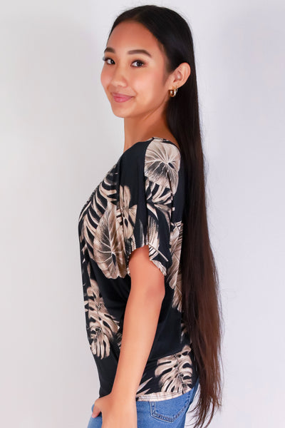 Jeans Warehouse Hawaii - SS PRINT - TROPIC HEAT DOLMAN TOP | By PAPERMOON/ B_ENVIED
