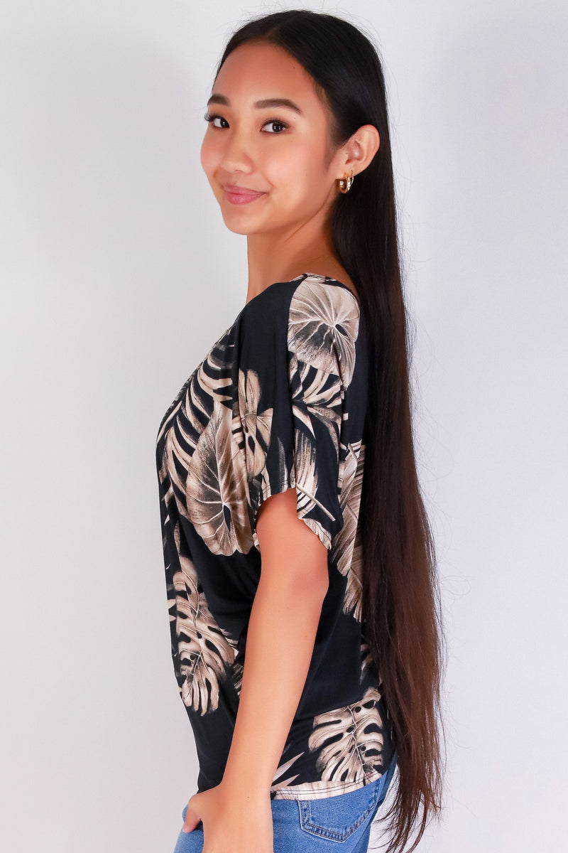 Jeans Warehouse Hawaii - SS PRINT - TROPIC HEAT DOLMAN TOP | By PAPERMOON/ B_ENVIED