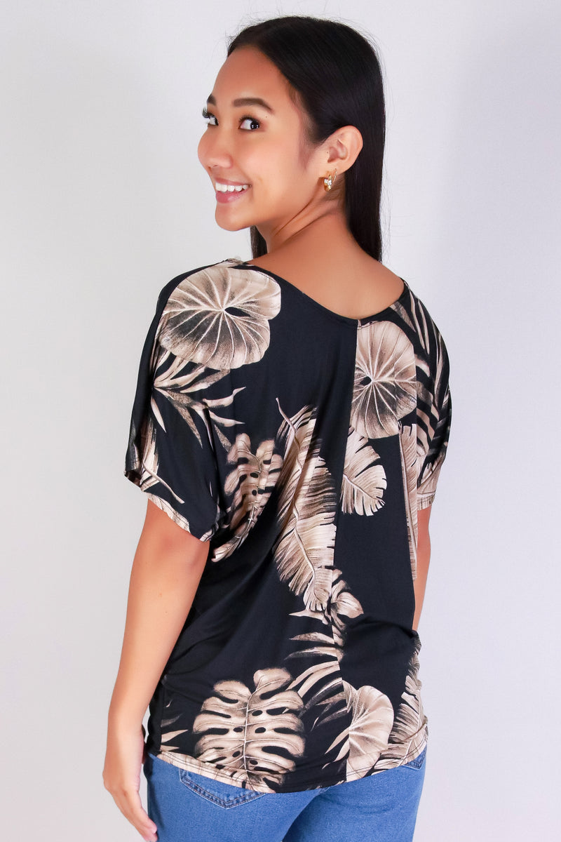 Jeans Warehouse Hawaii - SS PRINT - TROPIC HEAT DOLMAN TOP | By PAPERMOON/ B_ENVIED