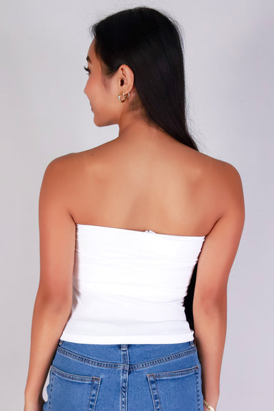 Jeans Warehouse Hawaii - TANK/TUBE SOLID BASIC - WORTH IT TUBE TOP | By ANWND