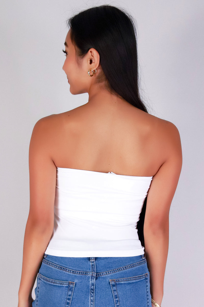 Jeans Warehouse Hawaii - TANK/TUBE SOLID BASIC - WORTH IT TUBE TOP | By ANWND