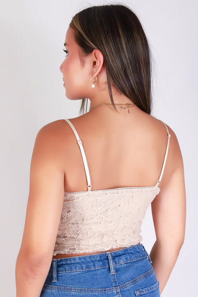 Jeans Warehouse Hawaii - SL CASUAL SOLID - LACED IN GRACE TOP | By AMBIANCE APPAREL