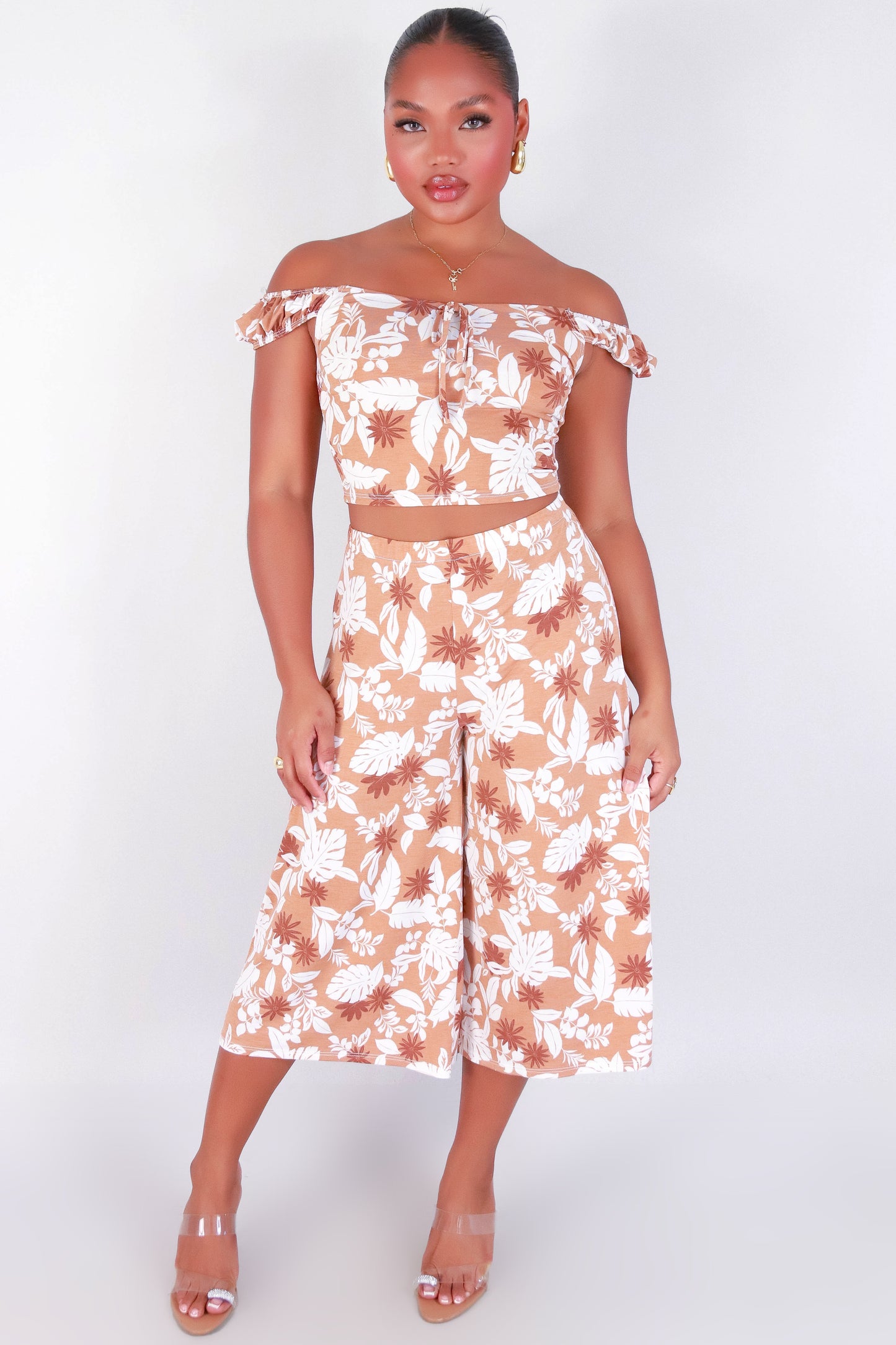 Jeans Warehouse Hawaii - MATCHING SEPARATES - GET EXCITED CROP TOP | By I JOAH