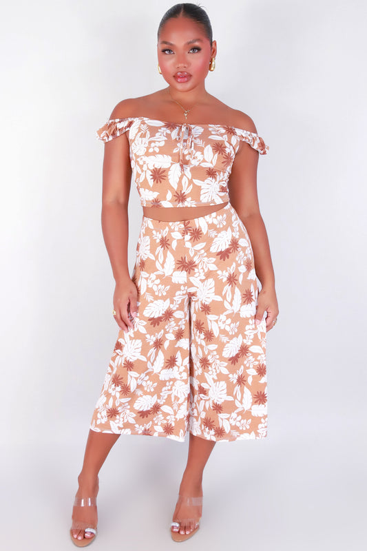 Jeans Warehouse Hawaii - MATCHING SEPARATES - GET EXCITED CROP TOP | By I JOAH