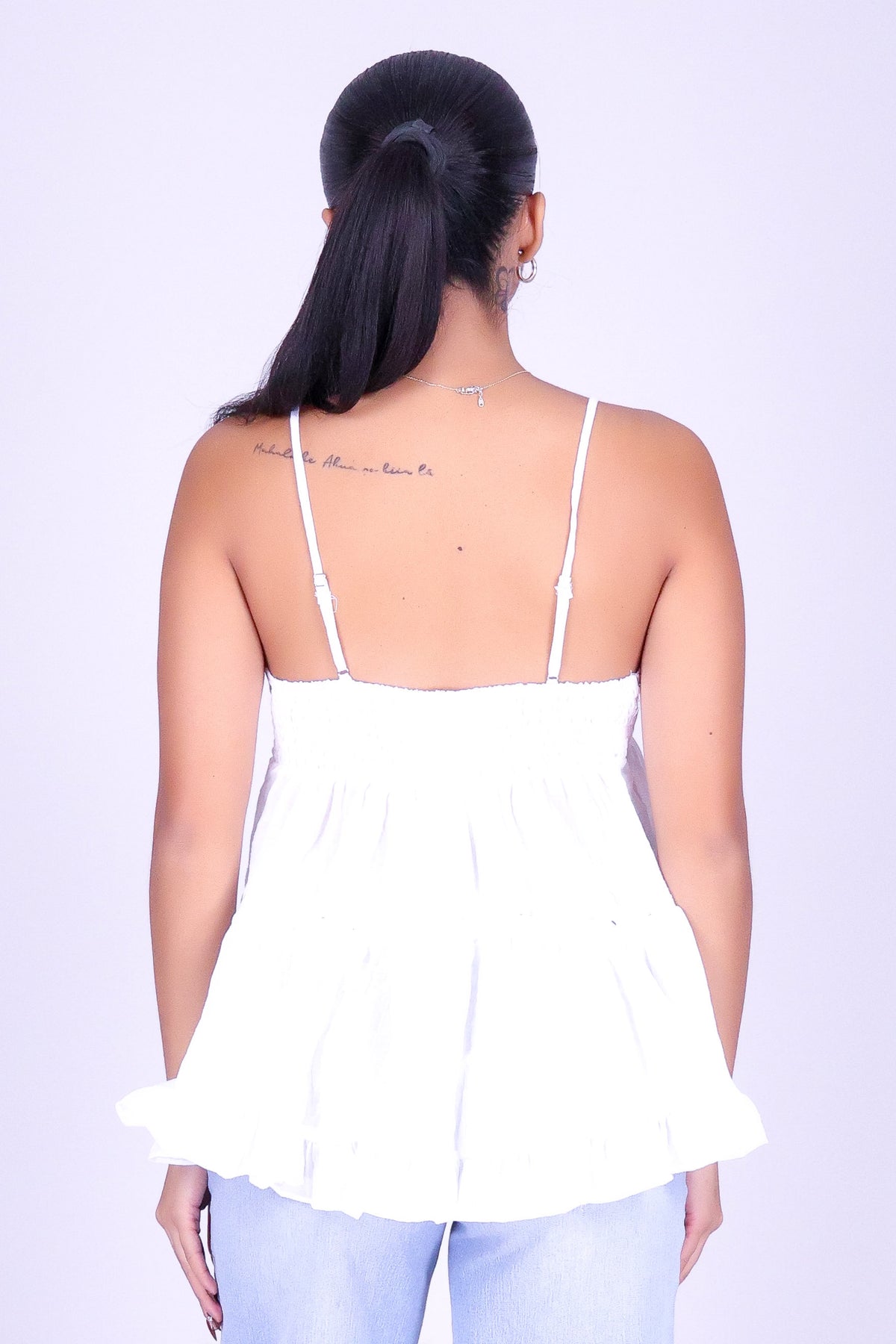 WRITTEN IN LOVE TIERED TOP