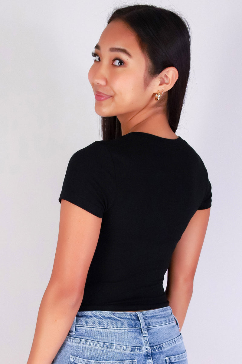 Jeans Warehouse Hawaii - S/S SOLID BASIC - THE URGE TEE | By CRESCITA APPAREL/SHINE I