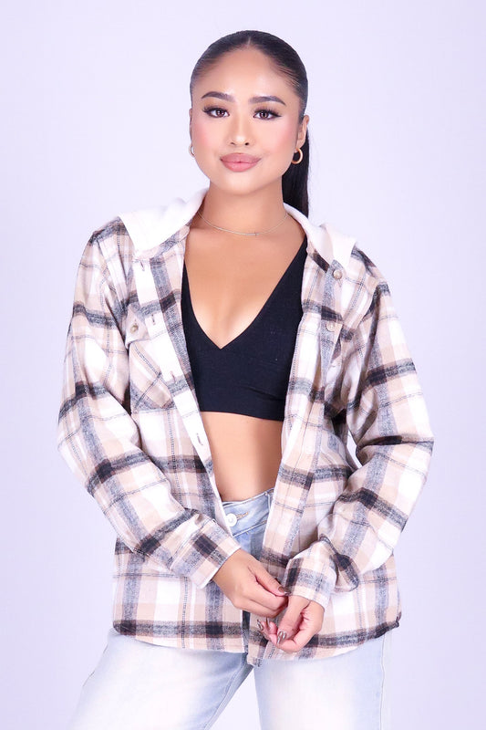 IN GOOD COMPANY PLAID TOP