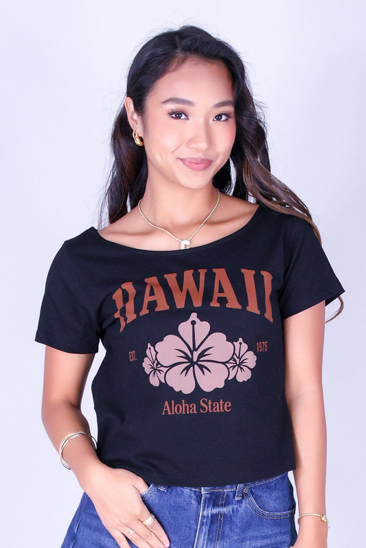 ALOHA STATE OFF SHOULDER TOP