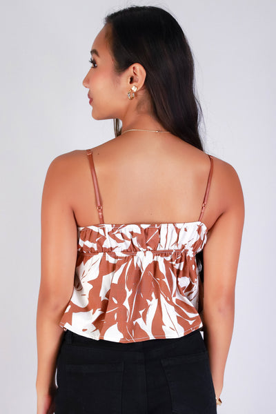 Jeans Warehouse Hawaii - TANK PRINT WOVEN CASUAL TOPS - DON'T GO BABYDOLL TOP | By I JOAH