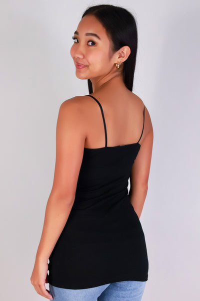 Jeans Warehouse Hawaii - TANK/TUBE SOLID BASIC - HERE WE GO CAMI | By AMBIANCE APPAREL