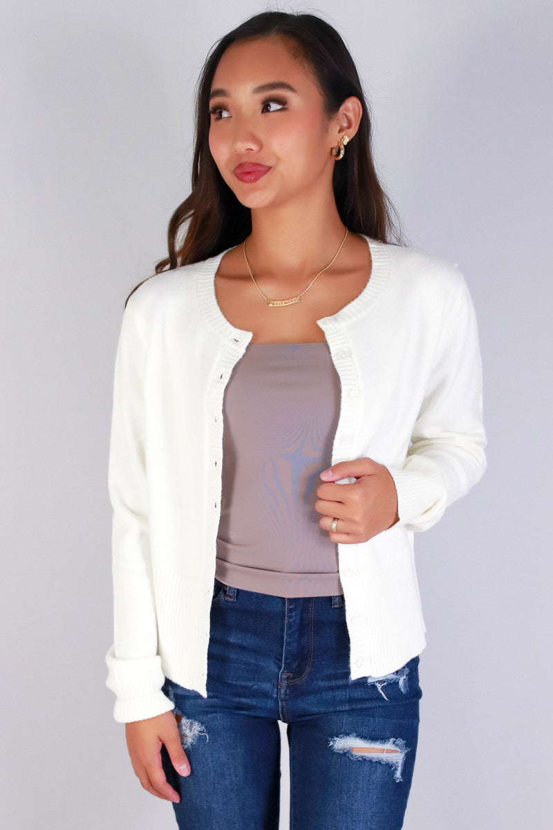 Jeans Warehouse Hawaii - SOLID LONG SLV CARDIGANS - SWEET & COZY SWEATER CARDIGAN | By ALMOST FAMOUS
