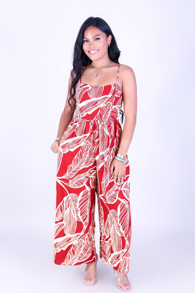PARADISE PALM JUMPSUIT