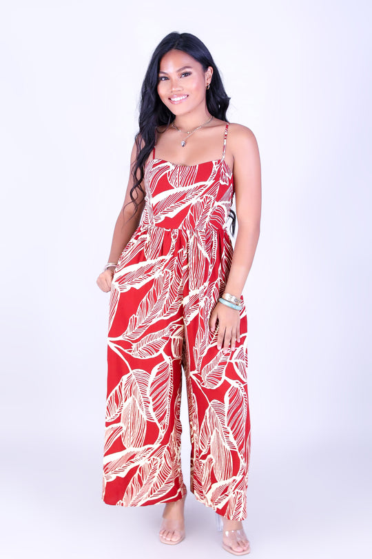 PARADISE PALM JUMPSUIT