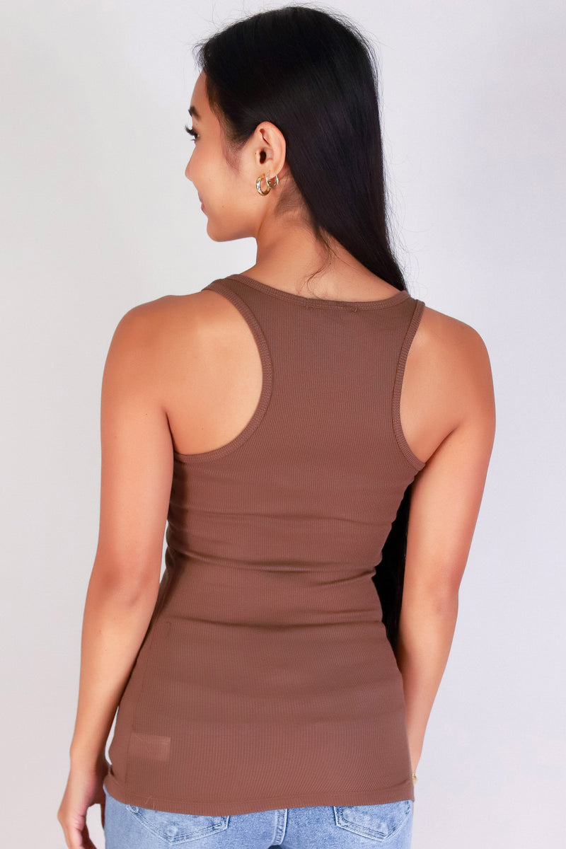 Jeans Warehouse Hawaii - TANK/TUBE SOLID BASIC - IN MY LIFE TANK | By AMBIANCE APPAREL