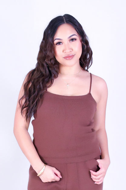 COZY MOOD SWEATER TANK