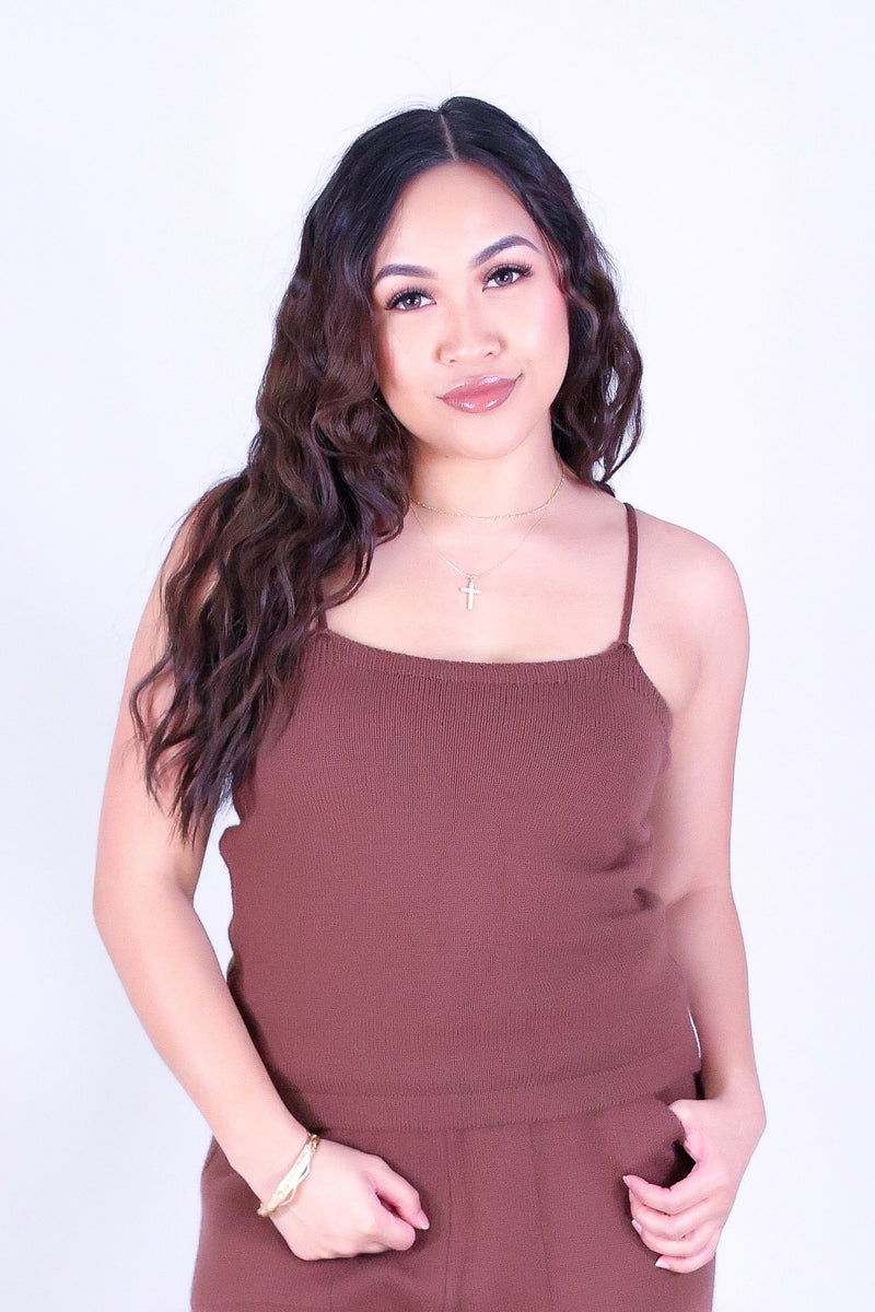 COZY MOOD SWEATER TANK