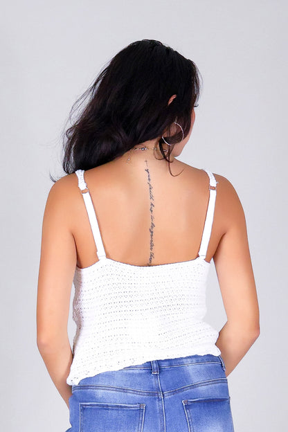 SUNKISSED THREADS CROCHET CROP TOP