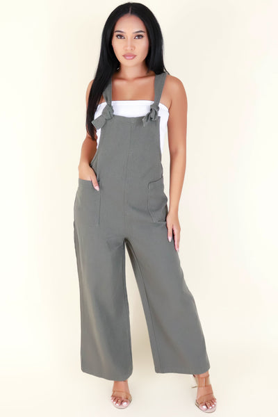 Jeans Warehouse Hawaii - SOLID CASUAL JUMPSUITS - CIRCLE BACK TO IT JUMPSUIT | By HYFVE