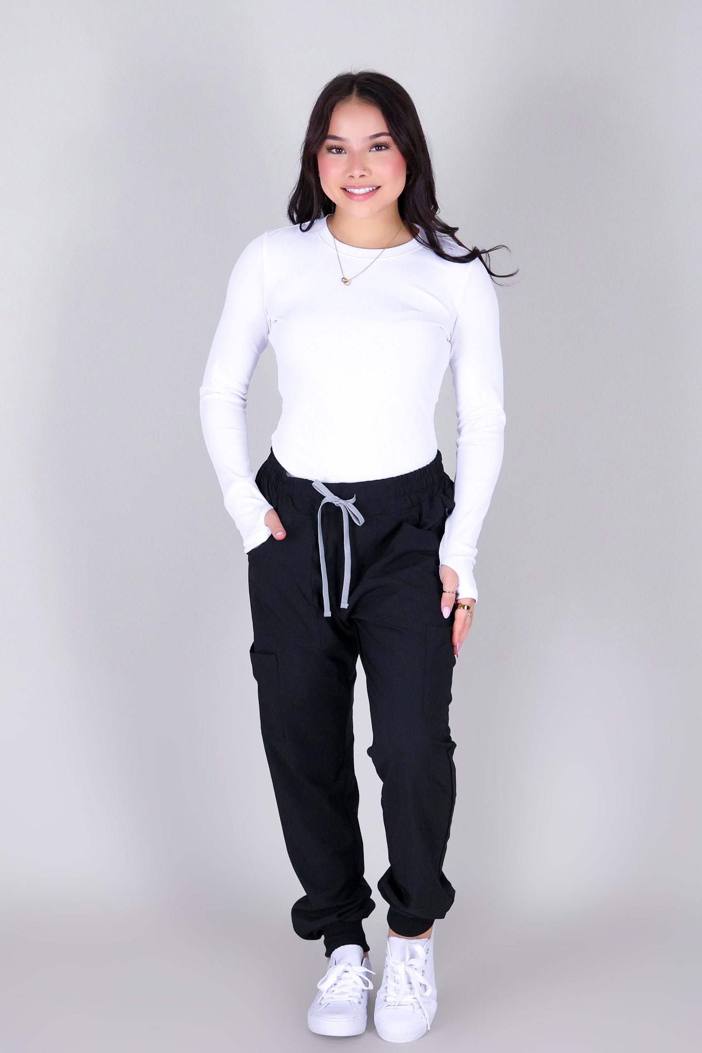 TASK READY SCRUB LONG SLEEVE TOP