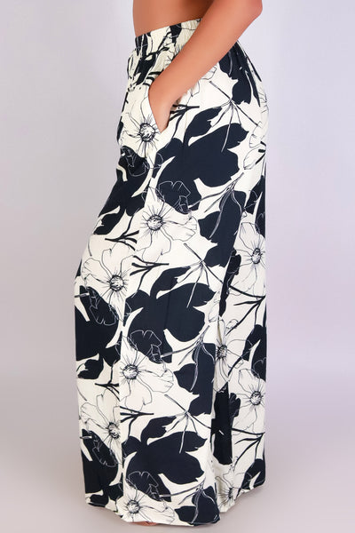 Jeans Warehouse Hawaii - PRINT WOVEN PANTS - TOUCH OF TROUBLE PANTS | By I JOAH