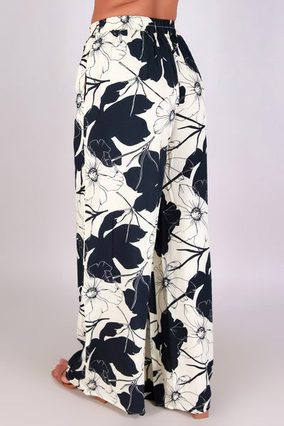 Jeans Warehouse Hawaii - PRINT WOVEN PANTS - TOUCH OF TROUBLE PANTS | By I JOAH