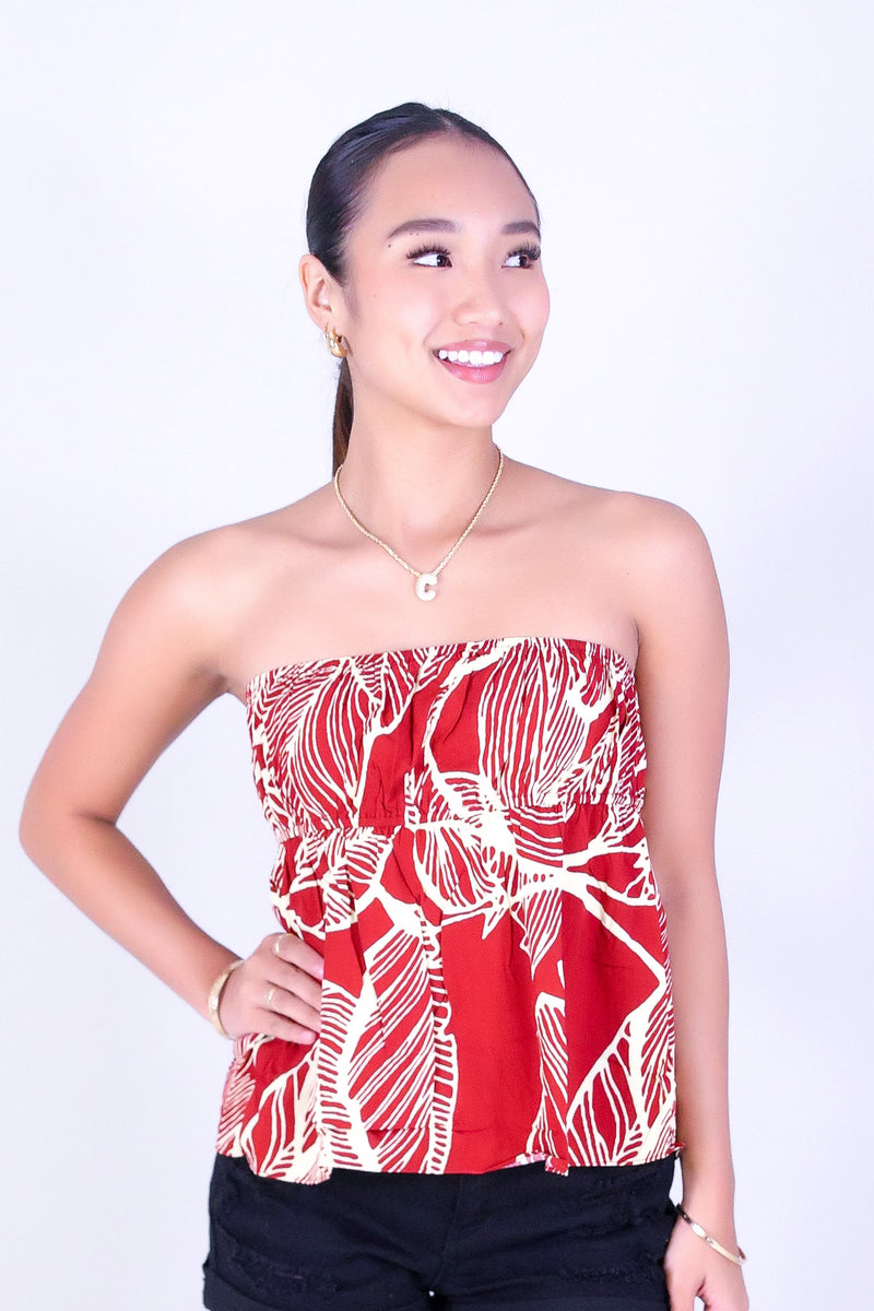PARADISE PALM TUBE TOP