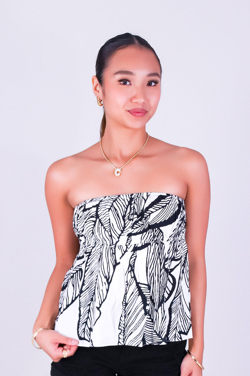PARADISE PALM TUBE TOP