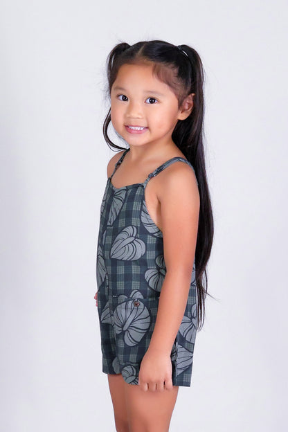 ANTHURIUM PALAKA NO WAIST ROMPER | KIDS SIZE 2-16