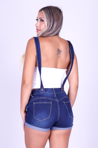 SUMMER STORY DENIM SHORTALL