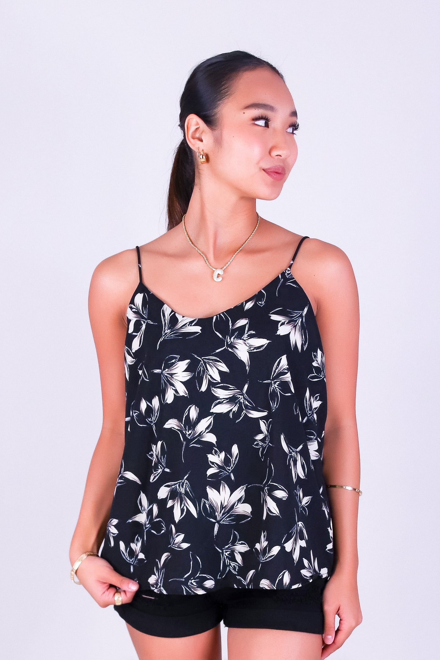 FLORAL MUSE SWING TOP
