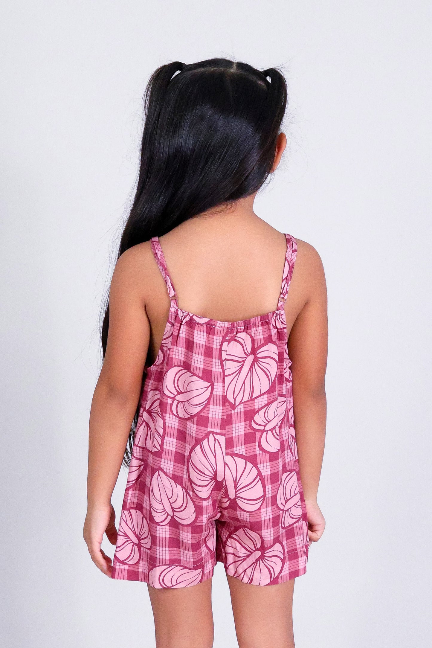 ANTHURIUM PALAKA NO WAIST ROMPER | KIDS SIZE 2-16