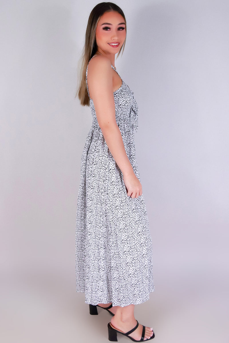 Jeans Warehouse Hawaii - S/L LONG PRINT DRESSES - BARE BEAUTY MAXI DRESS | By PAPERMOON/ B_ENVIED