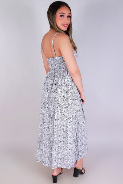 Jeans Warehouse Hawaii - S/L LONG PRINT DRESSES - BARE BEAUTY MAXI DRESS | By PAPERMOON/ B_ENVIED