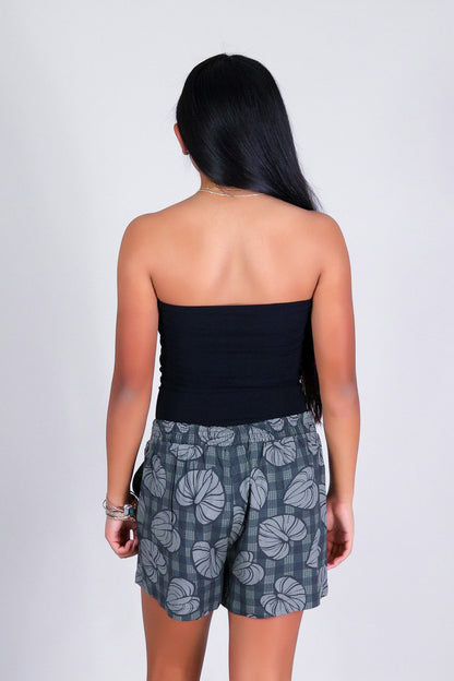ANTHURIUM PALAKA PLEATED SHORTS | KIDS SIZE 2-16