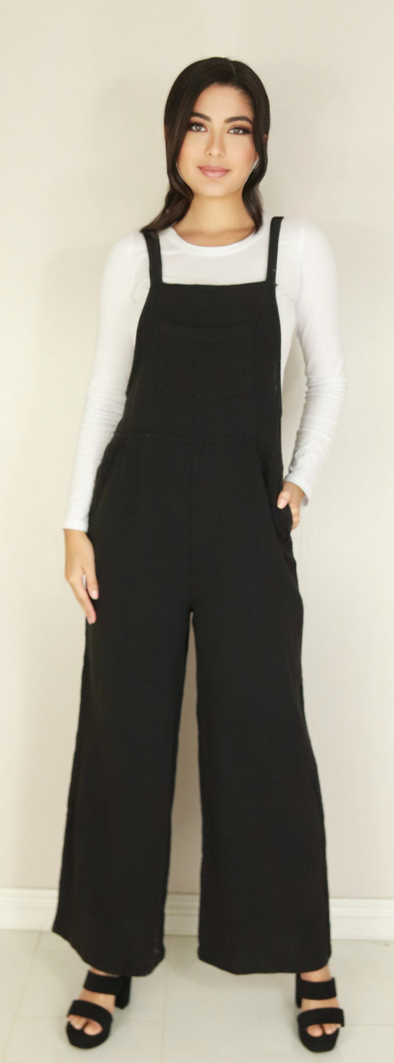 Jeans Warehouse Hawaii - SOLID JUMPERS - WIDE LEG JUMPSUIT | By PAPERMOON/ B_ENVIED