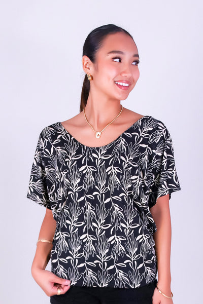 BLOOMING BEAUTY DOLMAN TOP