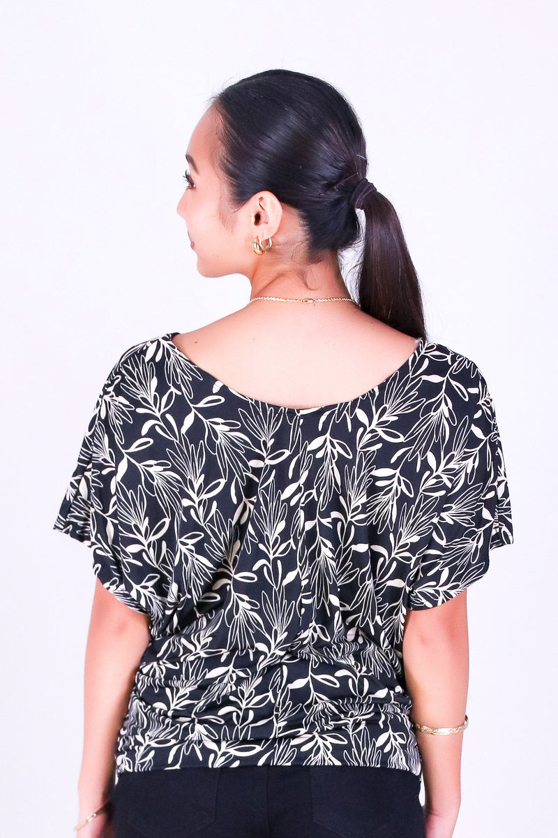 BLOOMING BEAUTY DOLMAN TOP