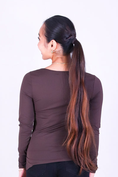 BLUSH SOFT LONG SLEEVE TOP