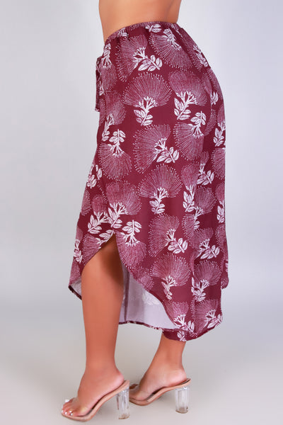 OHIA LEHUA WOVEN CAPRI'S