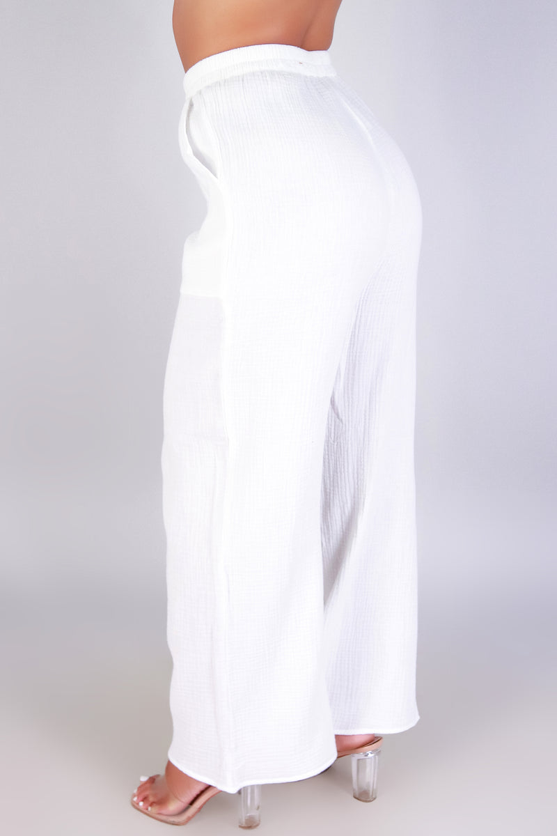 Jeans Warehouse Hawaii - SOLID WOVEN PANTS - PURE COMFORT PANTS | By ZENANA (KC EXCLUSIVE,INC