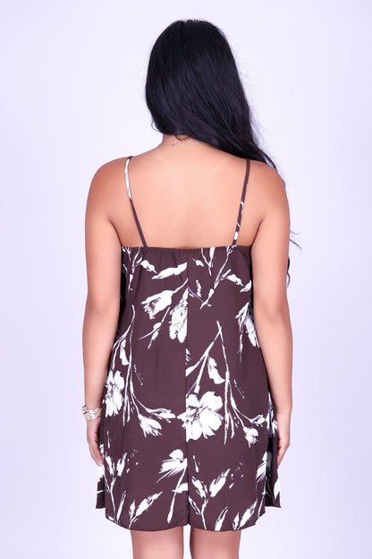 BOTANICAL LINES DRESS