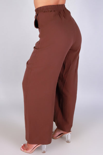 Jeans Warehouse Hawaii - SOLID WOVEN PANTS - PURE COMFORT PANTS | By ZENANA (KC EXCLUSIVE,INC