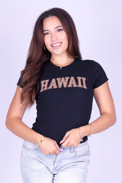 HAWAII FITTED VARSITY TEE