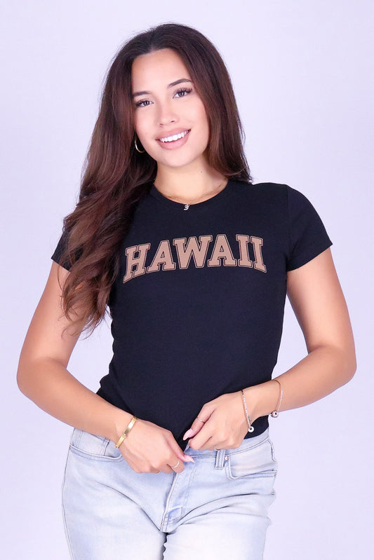 HAWAII FITTED VARSITY TEE