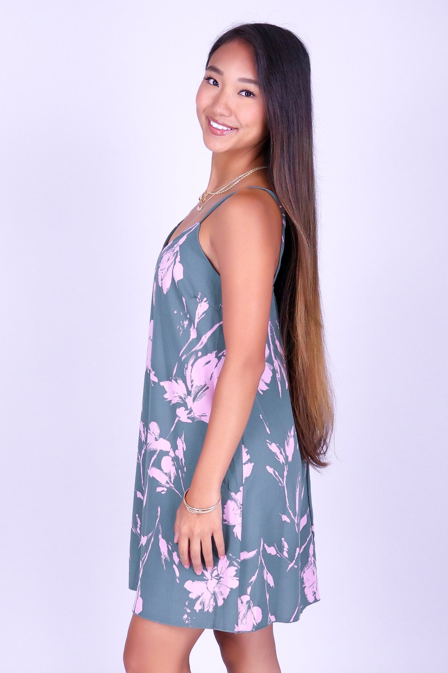 BOTANICAL LINES DRESS